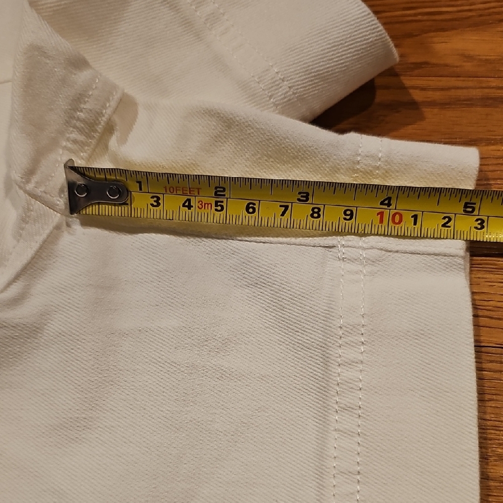 INC International Concepts High Waist Bright White Shorts Sz 8 - Picture 10 of 10
